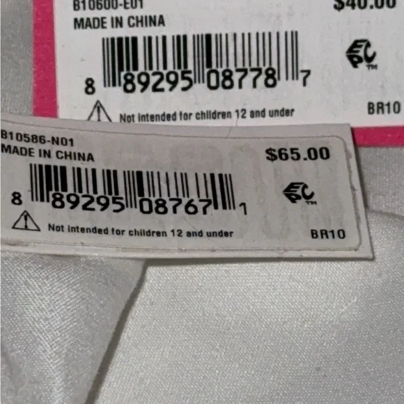 Betsey Johnson Pink and White Ballerina Earrings and Necklace - Picture 8 of 8